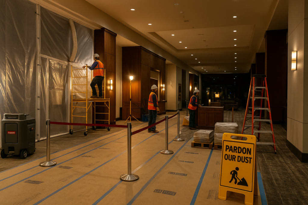 Demolitions are more favored during hotel reconstructions
